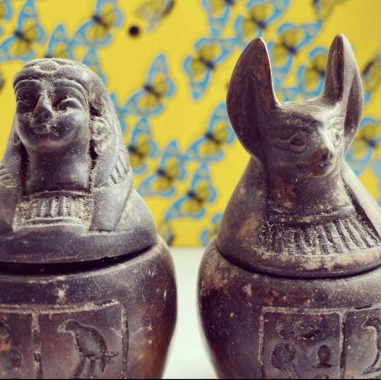 Egyptian figure pots